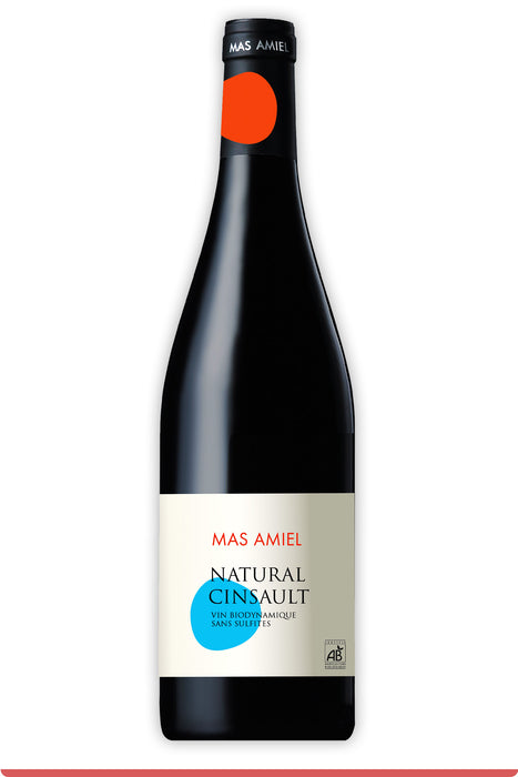 <span style='font-weight: bolder'>Natural Cinsault 2023</span><br><small style='color:grey'>Vin Biodynamique et Sans sulfites - IGP Côtes Catalanes</small>