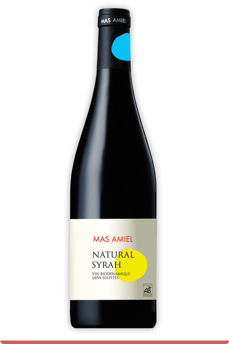 <span style='font-weight: bolder'>Natural Syrah 2022</span><br><small style='color:grey'>Vin Biodynamique et Sans sulfites - IGP Côtes Catalanes</small>