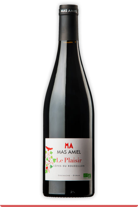 <span style='font-weight: bolder'>Le Plaisir Rouge 2024 </span><br><small style='color:grey'>Vin Sec - Côtes du Roussillon</small>