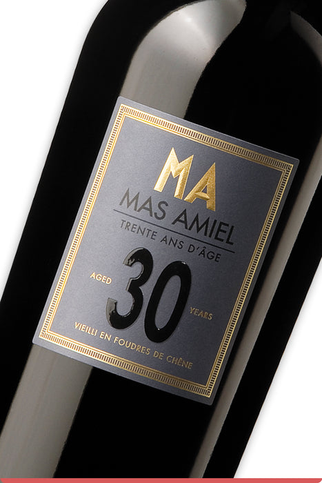 <strong>30 Ans d'Âge</strong><br><small style='color:grey'>Vin Doux Naturel - AOC Maury</small>
