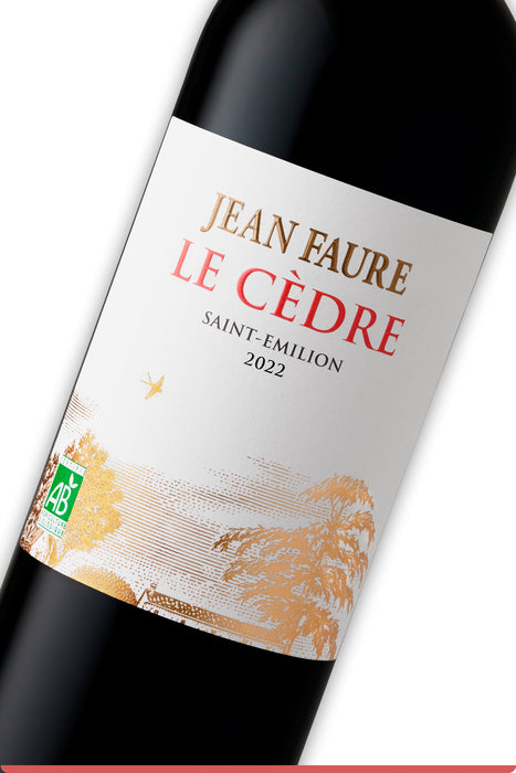 <span style='font-weight: bolder'> Jean Faure Le Cèdre 2022</span><br><small style='color:grey'>Saint-Émilion</small>