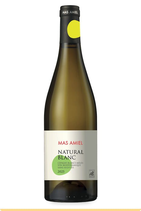 <span style='font-weight: bolder'>Natural Blanc 2025</span><br><small style='color:grey'>Vin Biodynamique et Sans sulfites - Côtes du Roussillon</small>