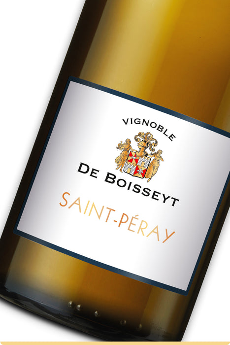 <span style='font-weight: bolder'>Saint-Péray Blanc 2021 </span><br><small style='color:grey'>100% Marsanne</small>