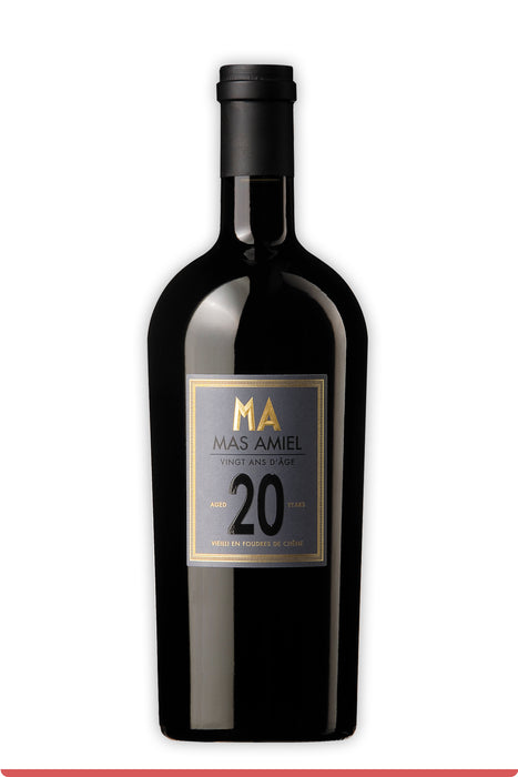 <span style='font-weight: bolder'>20 Ans d'Âge</span><br><small style='color:grey'>Vin Doux Naturel - AOC Maury</small>
