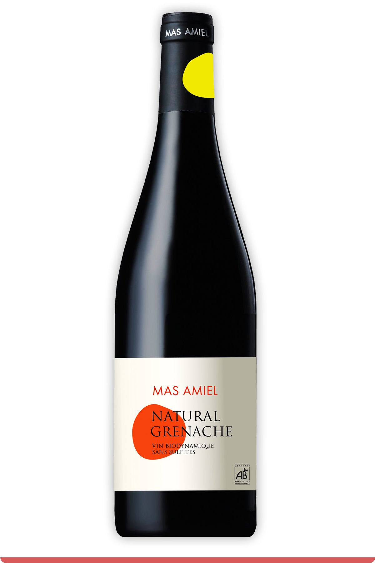 Mas Amiel - Natural Grenache 2020 - Vin Biodynamique et Sans sulfites - AOC  Côtes du Roussillon—