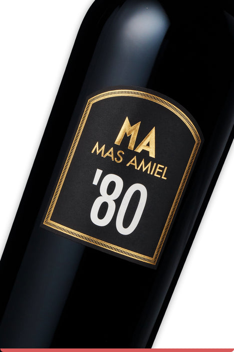 <span style='font-weight: bolder'>Millésime 80 </span><br><small style="color:grey">Vin Doux Naturel - AOC Maury</small>