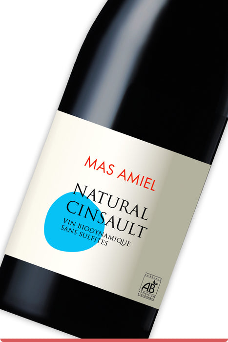 <span style='font-weight: bolder'>Natural Cinsault 2023</span><br><small style='color:grey'>Vin Biodynamique et Sans sulfites - IGP Côtes Catalanes</small>